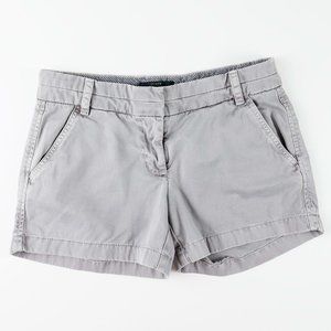 Womens J Crew Chino Gray Shorts  Size 2